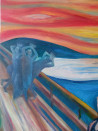 THE ROOP Through the Eyes of Edvard Munch original painting by Arnoldas Švenčionis. Expression