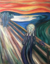 Arnoldas Švenčionis tapytas paveikslas THE ROOP Edvardo Munko akimis, Ekspresija , paveikslai internetu