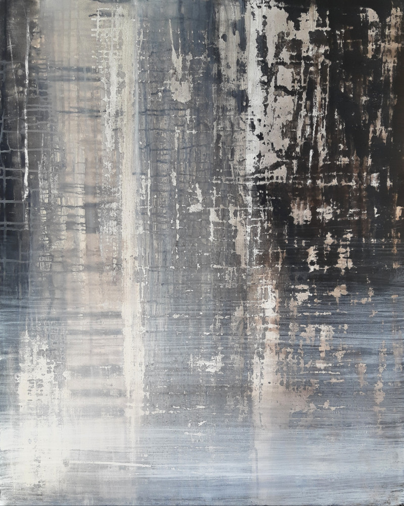 Egidijus Dapšas tapytas paveikslas Tirpstantis rūkas, Abstrakti tapyba , paveikslai internetu