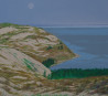 Vidmantas Zarėka tapytas paveikslas Mėnuo virš Nidos, Rinktiniai peizažai , paveikslai internetu