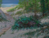 Evening original painting by Vidmantas Zarėka. Picked landscapes