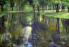 Reflections original painting by Jolanta Grigienė. Acrylic painting