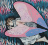 Kristina Šoblinskytė tapytas paveikslas Kritęs angelas, Angelų kolekcija , paveikslai internetu