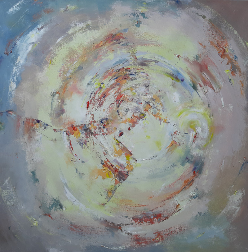Laima Giedraitienė tapytas paveikslas Šokis, Abstrakti tapyba , paveikslai internetu