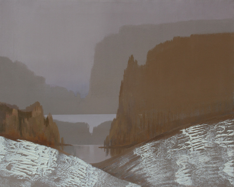Vidmantas Zarėka tapytas paveikslas Aušra, Abstrakti tapyba , paveikslai internetu