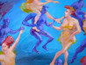 Eglė Colucci tapytas paveikslas Ledo šokėjos 2020, Šokis - Muzika , paveikslai internetu