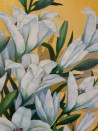 Lillies original painting by Arnoldas Švenčionis. Flowers