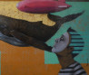 Gintas Banys tapytas paveikslas Išskrido, Fantastiniai paveikslai , paveikslai internetu