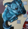 Gintas Banys tapytas paveikslas Laukiu, Animalistiniai paveikslai , paveikslai internetu
