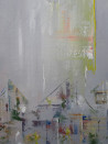 Laima Giedraitienė tapytas paveikslas Mieste, Abstrakti tapyba , paveikslai internetu