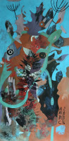 Ainura Batyrova tapytas paveikslas Hiršas, Animalistiniai paveikslai , paveikslai internetu