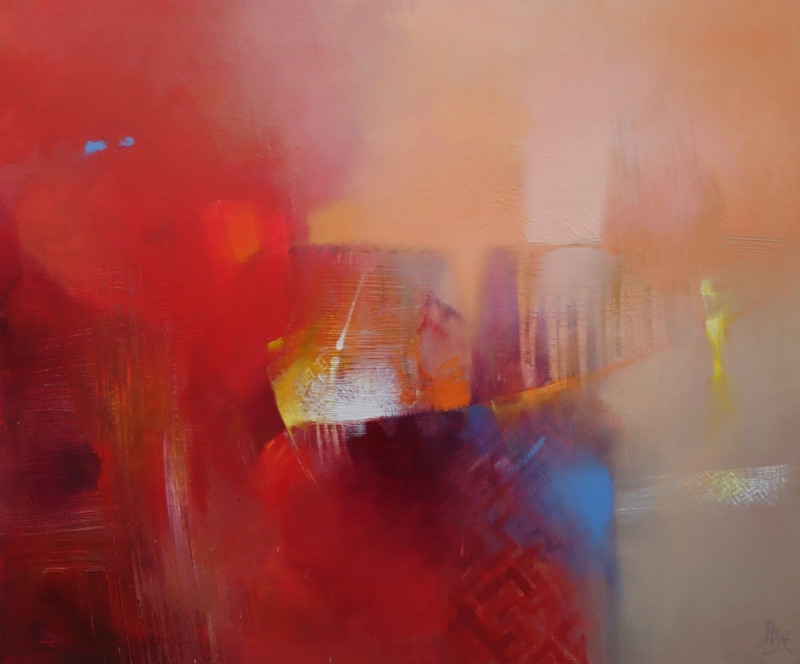Aistė Jurgilaitė tapytas paveikslas Troškimas, Abstrakti tapyba , paveikslai internetu