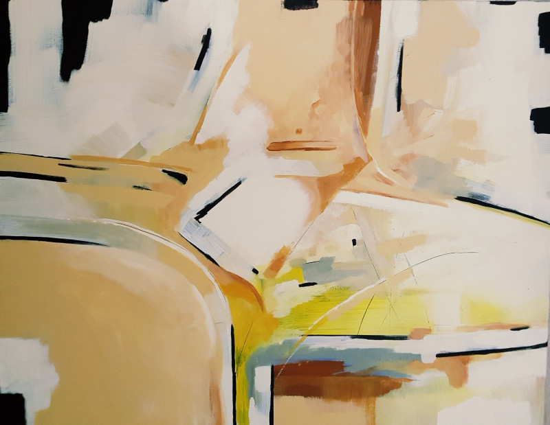 Aušra Bugvilionė tapytas paveikslas Kelias, Abstrakti tapyba , paveikslai internetu