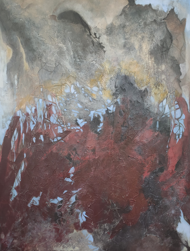 Lina Videckienė tapytas paveikslas Prošvaitės, Abstrakti tapyba , paveikslai internetu