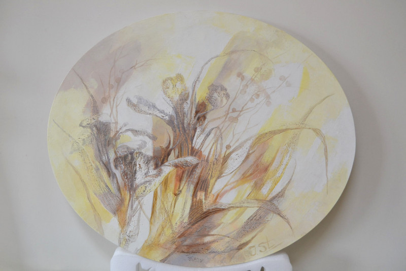 Irena Čingienė tapytas paveikslas Irisai, Gėlės , paveikslai internetu