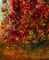 Onutė Juškienė tapytas paveikslas Raustanti aronija, Žolynų kolekcija , paveikslai internetu