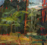 Forest At The Daytime original painting by Jūratė Kadusauskaitė. Landscapes