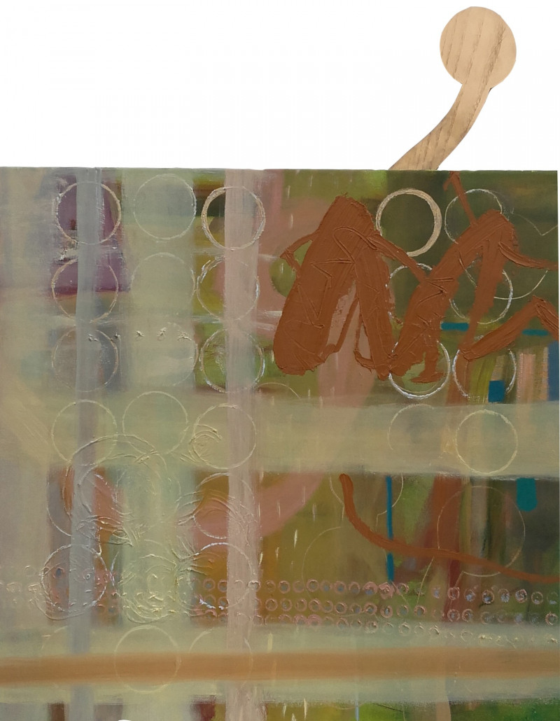 Jūratė Kadusauskaitė tapytas paveikslas Augimas, Abstrakti tapyba , paveikslai internetu