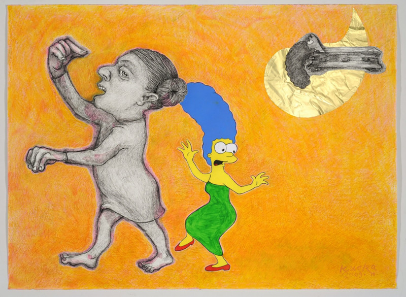 Eglė Kuckaitė tapytas paveikslas Living-being. Iliustracija A, Išlaisvinta fantazija , paveikslai internetu