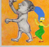 Eglė Kuckaitė tapytas paveikslas Living-being. Iliustracija A, Išlaisvinta fantazija , paveikslai internetu