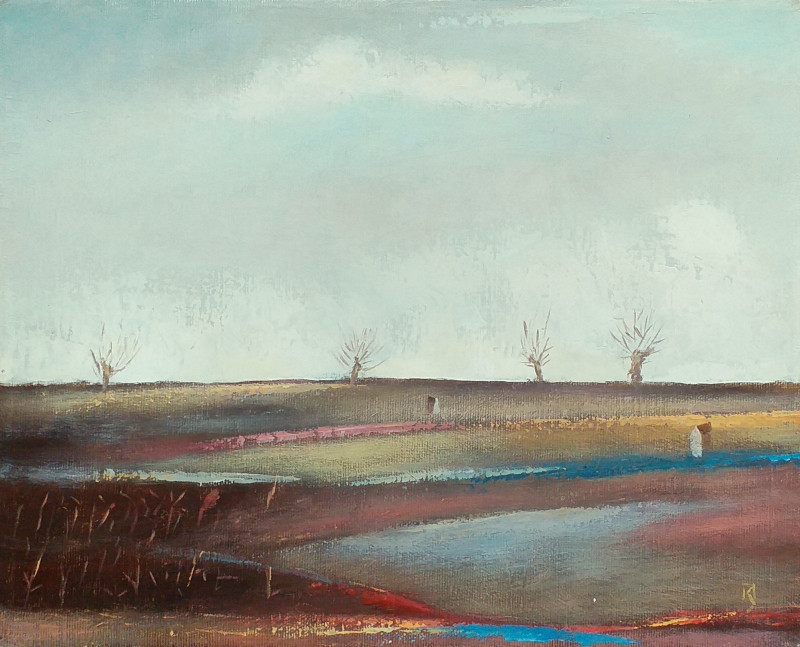 Kęstutis Jauniškis tapytas paveikslas Laukai, Abstrakti tapyba , paveikslai internetu