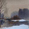 Vidmantas Zarėka tapytas paveikslas Tyla, Peizažai , paveikslai internetu