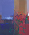 Vidmantas Zarėka tapytas paveikslas Vakarėja, Abstrakti tapyba , paveikslai internetu