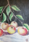 Still Life With Apples original painting by Gediminas Rudys . Still-Life