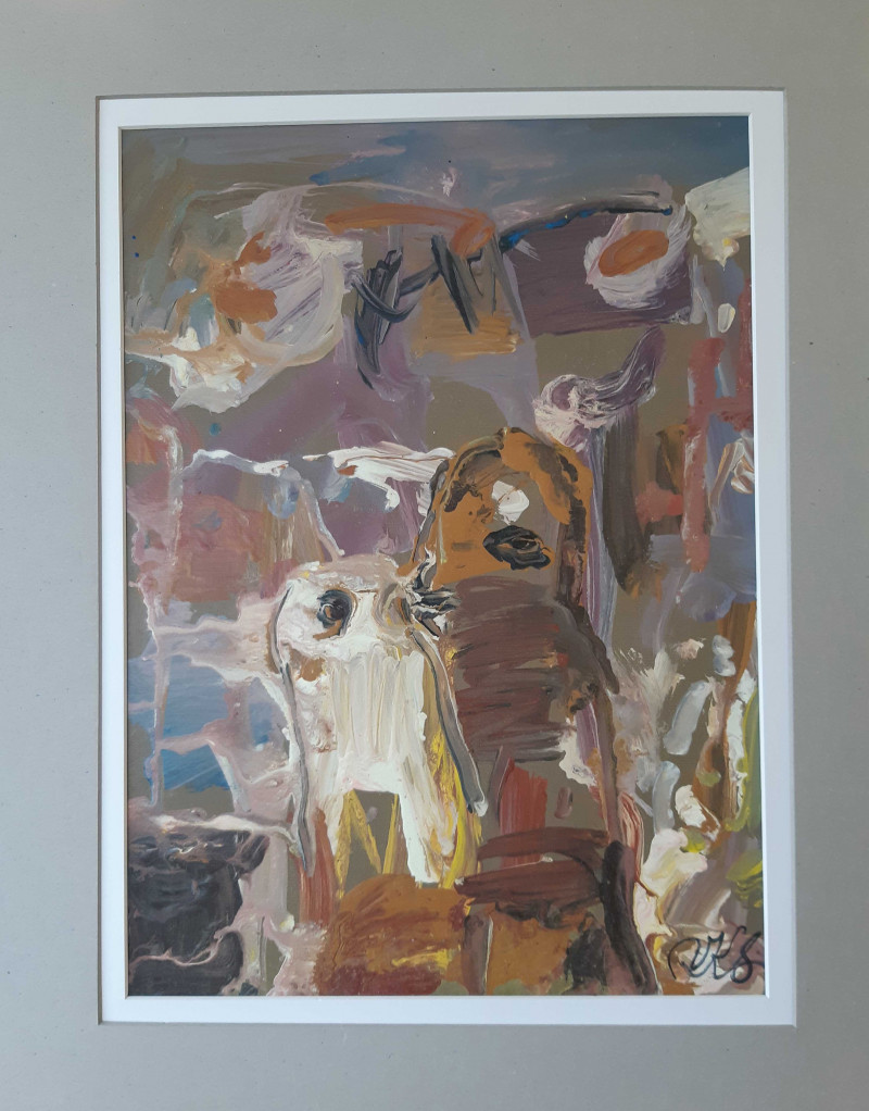Vilius-Ksaveras Slavinskas tapytas paveikslas Artimi III, Abstrakti tapyba , paveikslai internetu