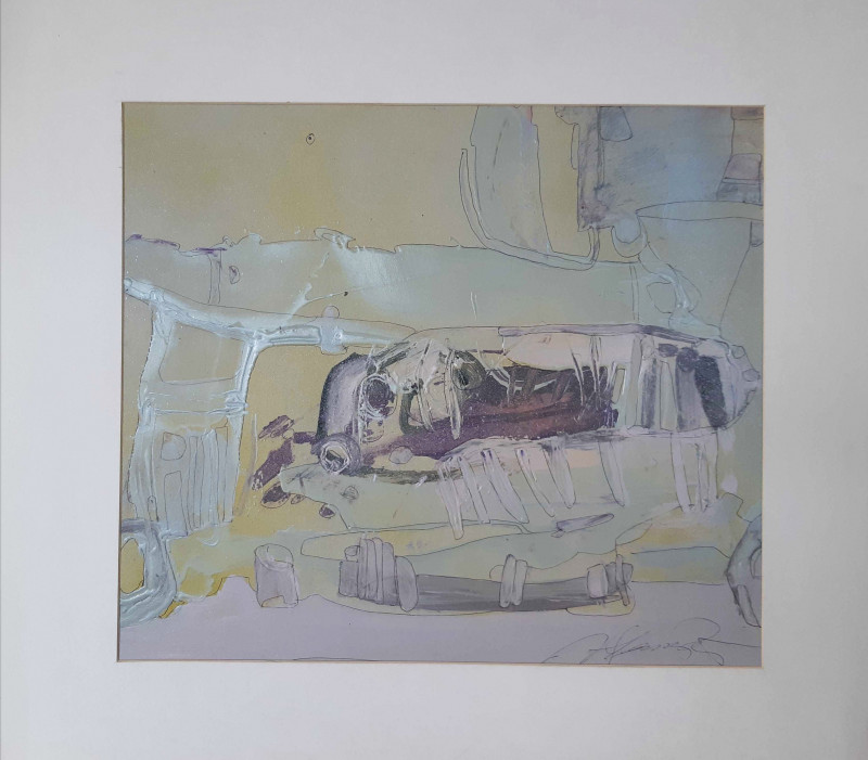 Vilius-Ksaveras Slavinskas tapytas paveikslas Aušra, Abstrakti tapyba , paveikslai internetu