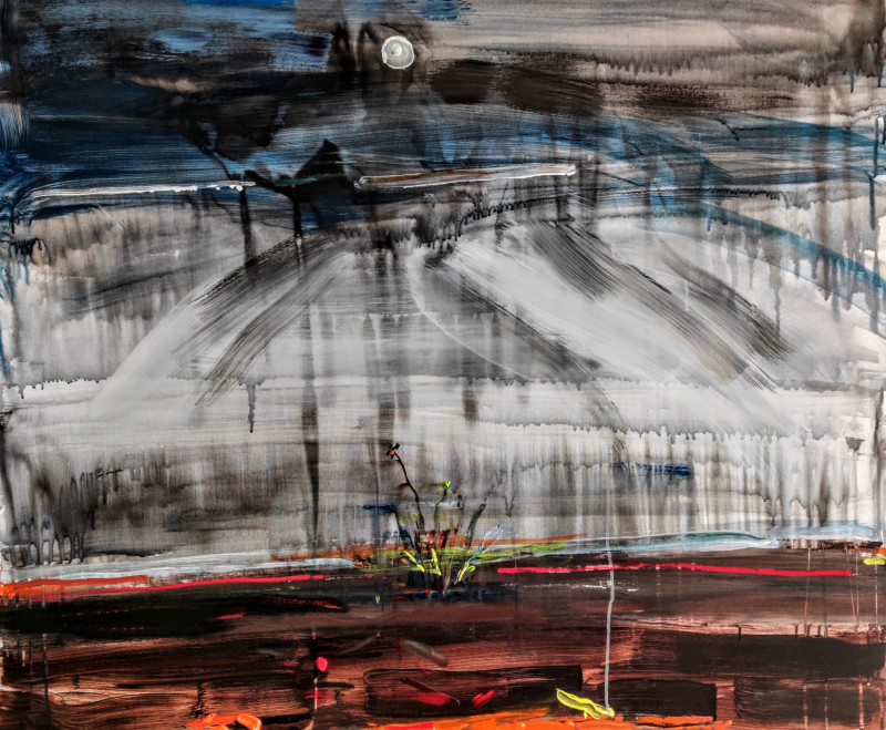 Arvydas Martinaitis tapytas paveikslas Viena rudens diena, Meno kolekcionieriams , paveikslai internetu