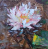 Crystal Lake Lilies 1 original painting by Vilma Vasiliauskaitė. Flowers