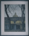 Aleksandras Kapustinas tapytas paveikslas Senamiesčio kiemas, Urbanistinė tapyba , paveikslai internetu
