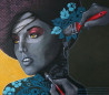 Gintas Banys tapytas paveikslas Pop 4, Moters grožis , paveikslai internetu