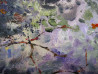 Leaves On Ice II original painting by Dalia Čistovaitė. Abstract Paintings