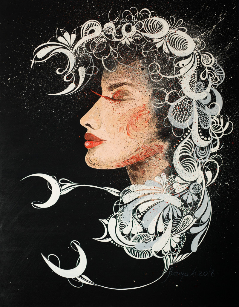 Marija Bazarova tapytas paveikslas Nakties skorpionas, Išlaisvinta fantazija , paveikslai internetu