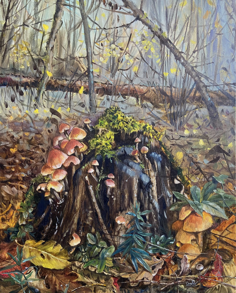 November original painting by Onutė Juškienė. Landscapes