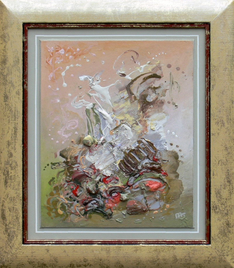Arūnas Miliukas tapytas paveikslas Abstrakcija XV, Abstrakti tapyba , paveikslai internetu