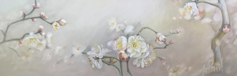 Spring original painting by Sigita Paulauskienė. Calm paintings