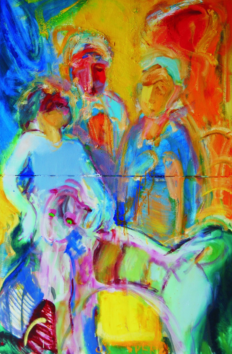 Arvydas Švirmickas tapytas paveikslas Išeinatis, Tapyba aliejumi , paveikslai internetu