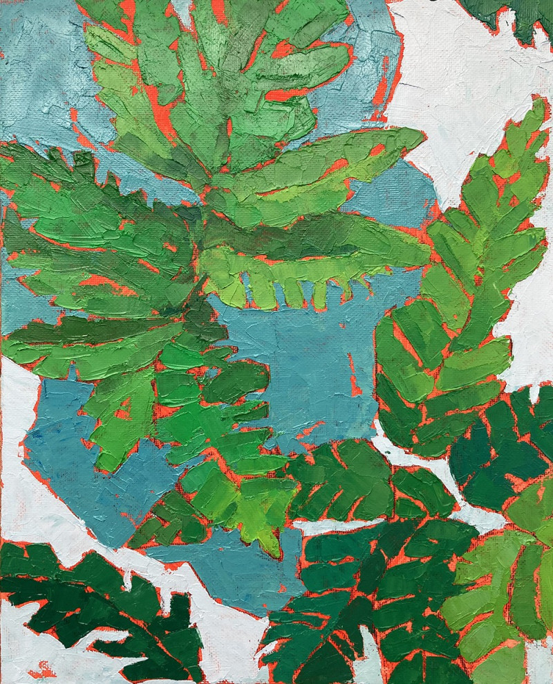 Kristina Asinus tapytas paveikslas Mitologinis palikimas, Žolynų kolekcija , paveikslai internetu