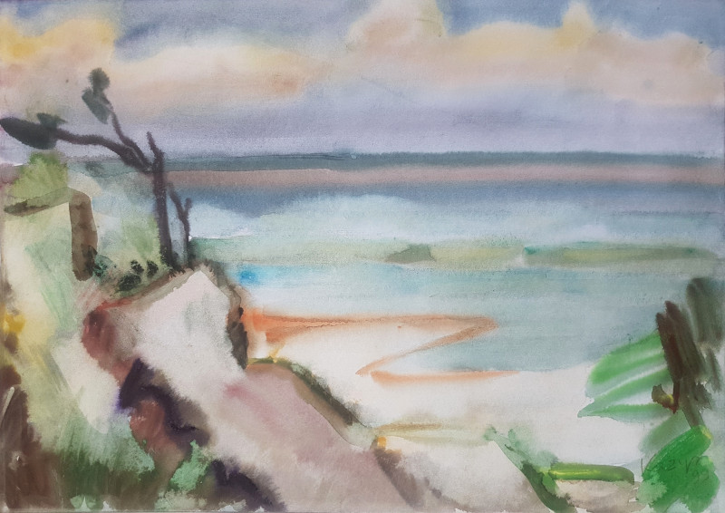Kazys Abramavičius tapytas paveikslas Prie jūros, Marinistiniai paveikslai , paveikslai internetu
