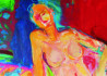 Arvydas Švirmickas tapytas paveikslas Fikusas raudoname kambaryje, Tapyba aliejumi , paveikslai internetu