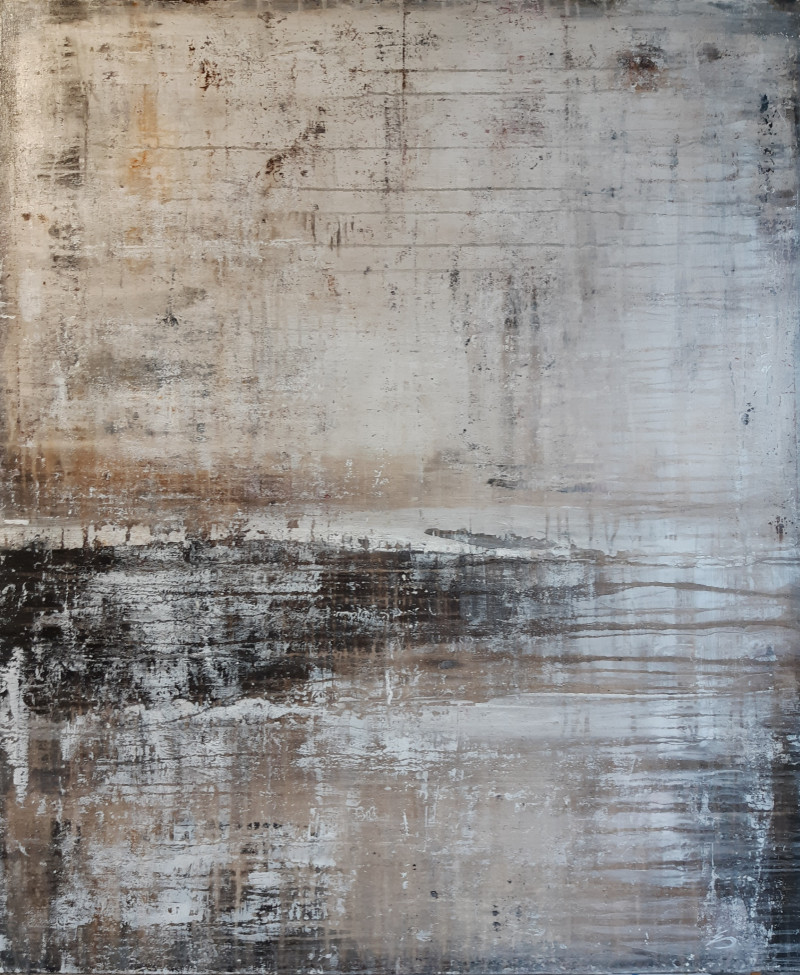 Egidijus Dapšas tapytas paveikslas Ištirpęs laikas, Abstrakti tapyba , paveikslai internetu