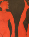 Arvydas Švirmickas tapytas paveikslas Be pavadinimo, Tapyba su žmonėmis , paveikslai internetu