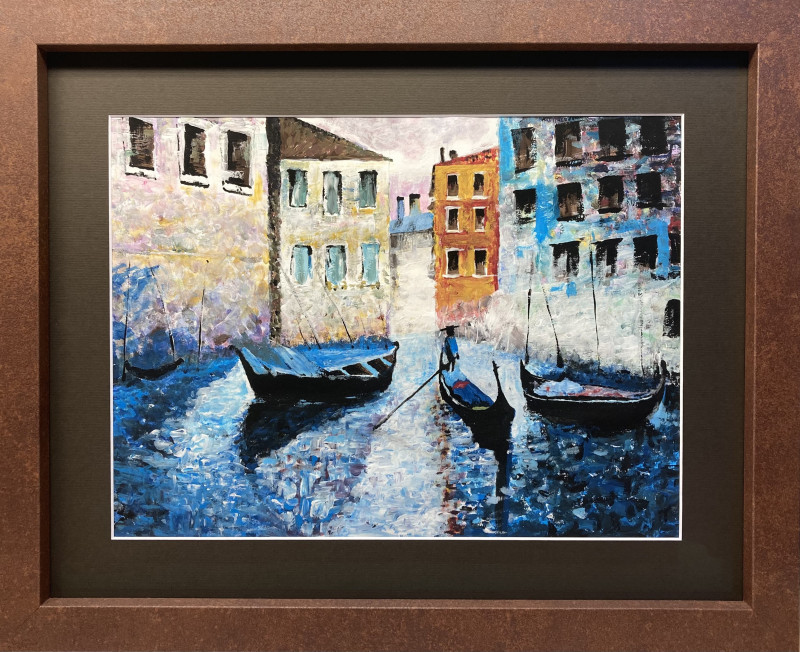 Tomas Gelažanskas tapytas paveikslas Venecija, Spalvų pliūpsnis , paveikslai internetu