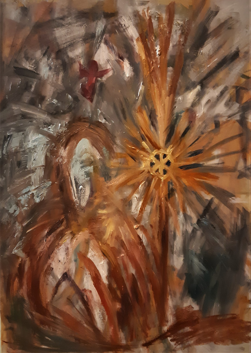 Kristina Čivilytė tapytas paveikslas Švenčių išvakarės, Ekspresija , paveikslai internetu