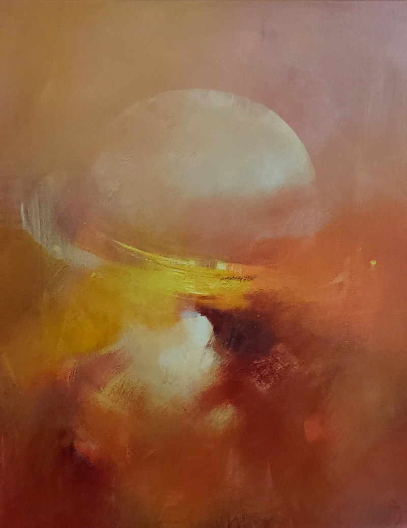 Aistė Jurgilaitė tapytas paveikslas Atsiradimas, Abstrakti tapyba , paveikslai internetu