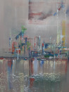 Laima Giedraitienė tapytas paveikslas Ruduo mieste, Abstrakti tapyba , paveikslai internetu