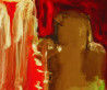 Arvydas Švirmickas tapytas paveikslas Pasislėpęs raudoname, Tapyba aliejumi , paveikslai internetu